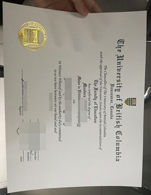 Buy University of British Columbia fake diploma in 