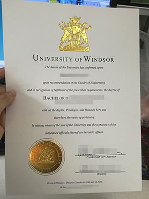 Buy University of Windsor degree certificate online