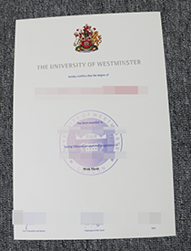 Buy University of Westminster Fake Degree in 3 Days