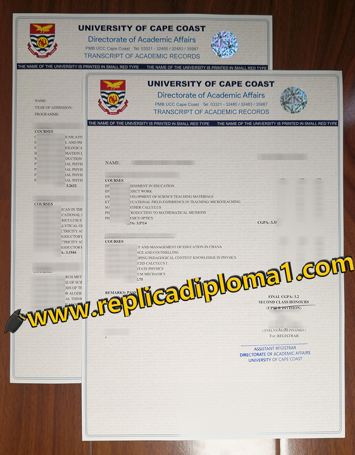 How Much Does To Purchase A Fake University Of Cape Coast Transcript