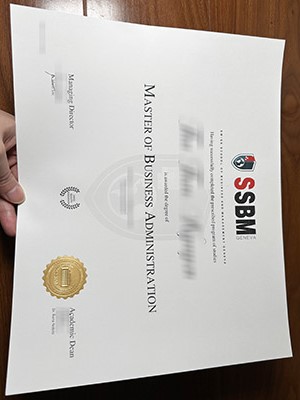 How to creat a 100% copy SSBM Geneva diploma certif