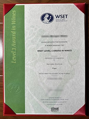 Can i purchase a fake WSET Level 3 certificate for 