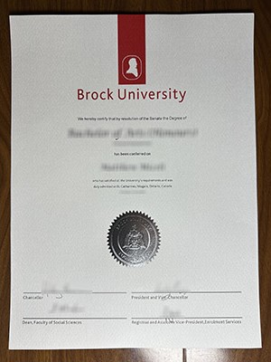 Is it possible to obtain a fake Brock University di