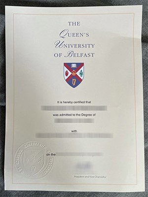 How to obtain a fake Queen's University of Belfast 