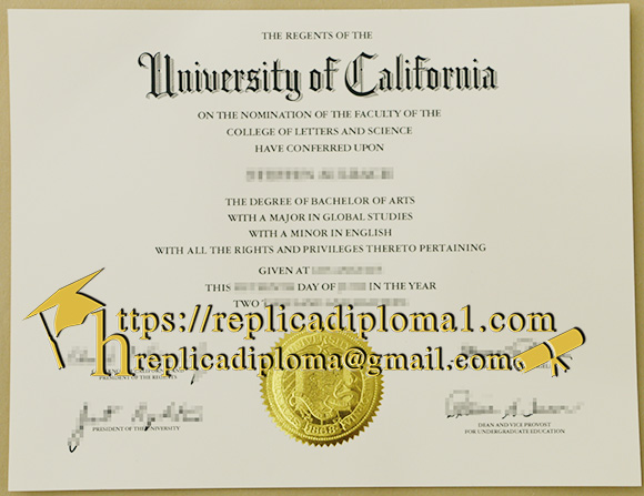 replica UCLA degree