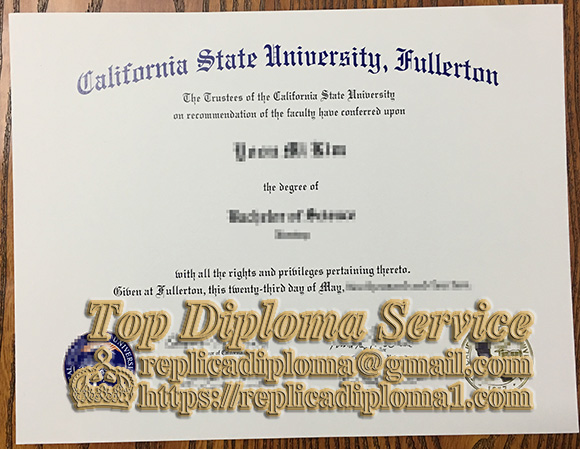 fake degree of CSU Fullerton