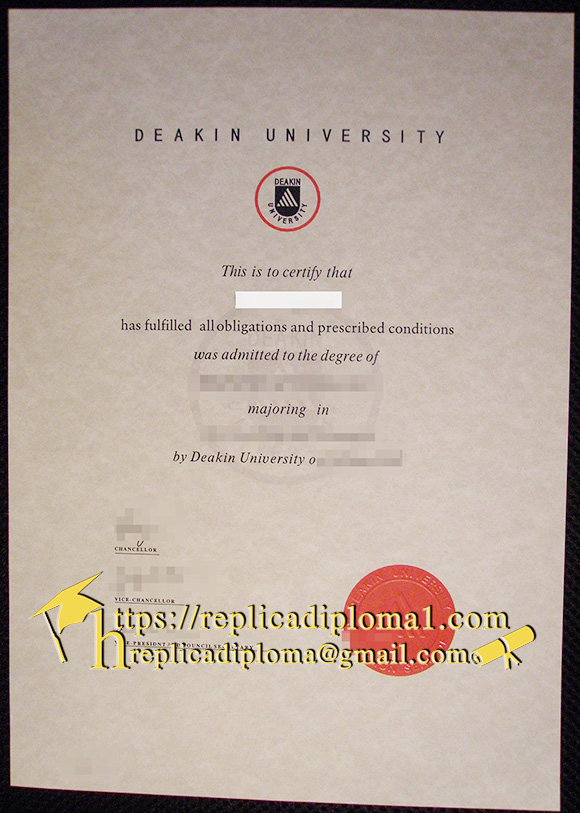 fake Deakin University degree