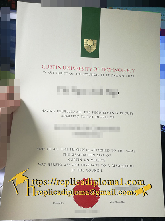 degree of Curtin University of Technology