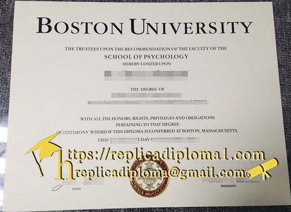 Boston University degree