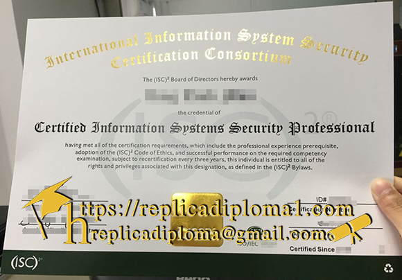 Fake CISSP Certificate Custom Your CISSP certificate Online Fake