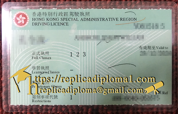 Hong Kong driving licence