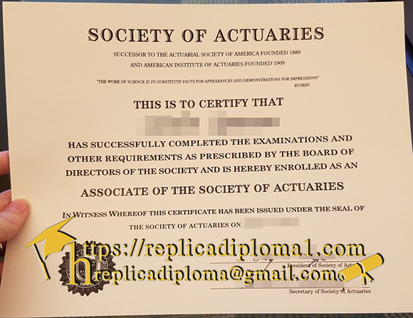 SOA certificate