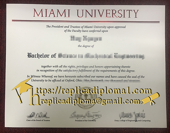 Miami University degree