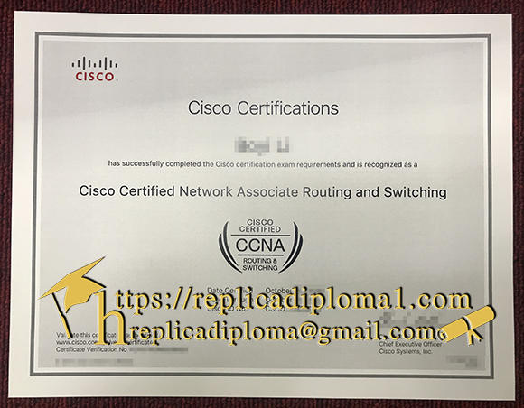 How to Order a Fake Cicso Certification CCNA certificate Online? Fake