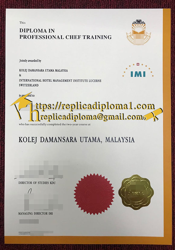 IMI diploma certificate