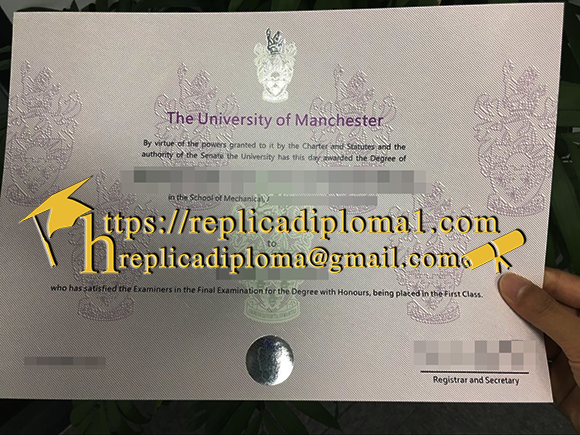 university of manchester diploma