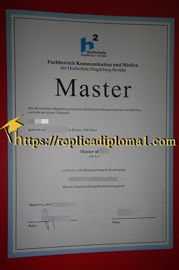 Hochschule Magdeburg-Stendal diploma